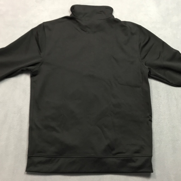 TAP OUT Jacket Full Zip Mens Large Slim Black Stretch Track TapOut Gym Workout - Picture 5 of 11